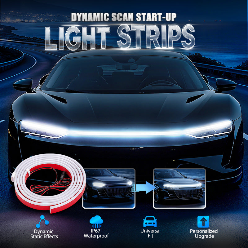【Dynamic Scan HoodBeam Kit】- Light up your hood with hypnotic smooth scanning effects