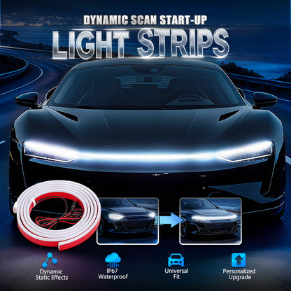 【Dynamic Scan HoodBeam Kit】- Light up your hood with hypnotic smooth scanning effects