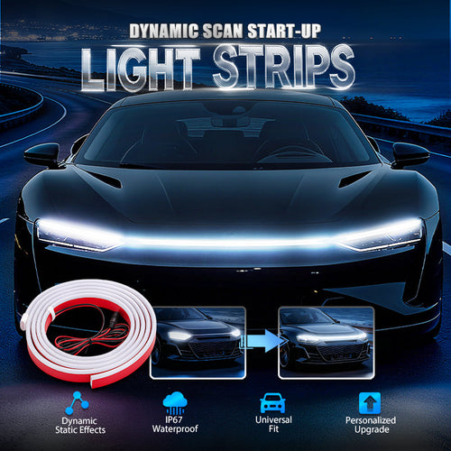 【Dynamic Scan HoodBeam Kit】- Light up your hood with hypnotic smooth scanning effects