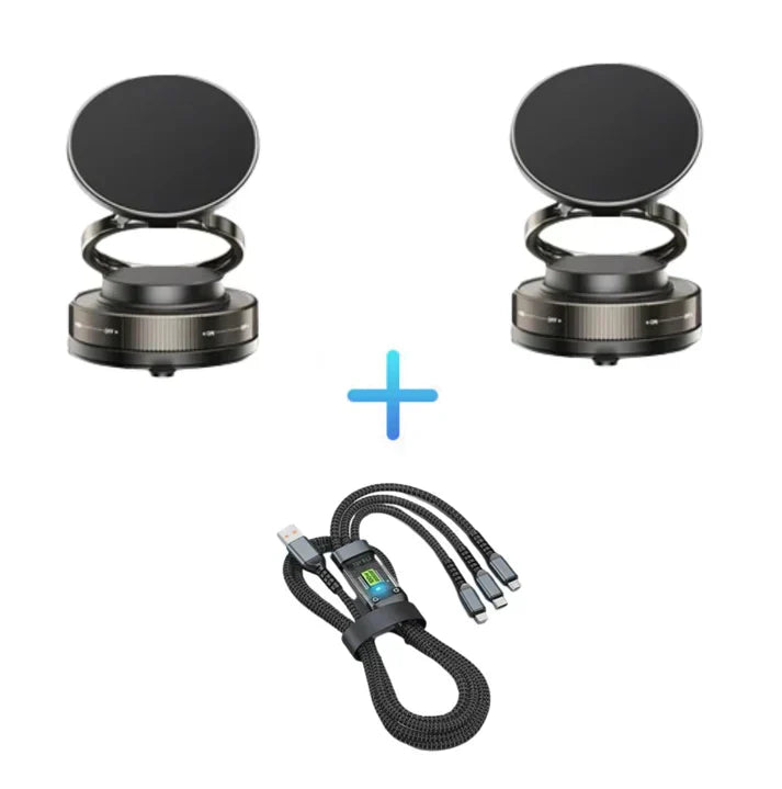 360° Adjustable Vacuum Magnetic Phone Holder