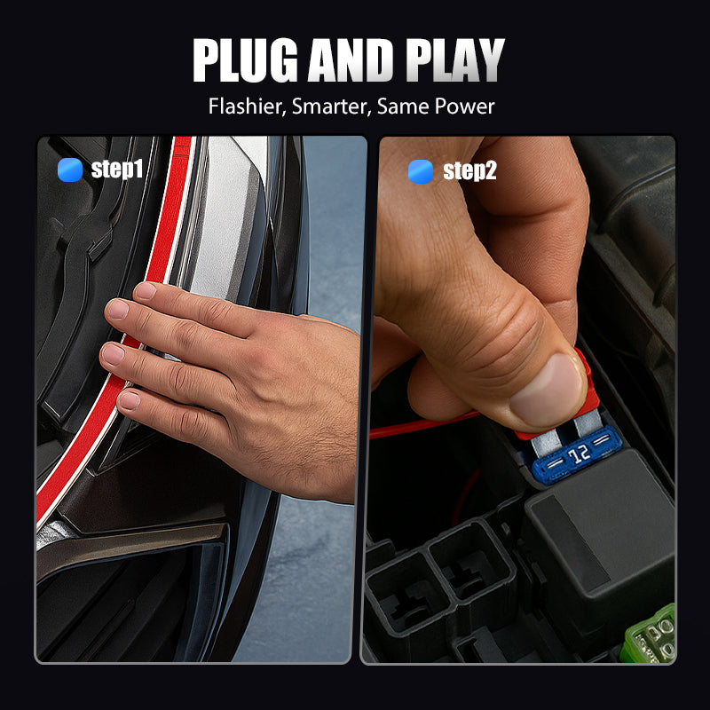 【Dynamic Scan HoodBeam Kit】- Light up your hood with hypnotic smooth scanning effects