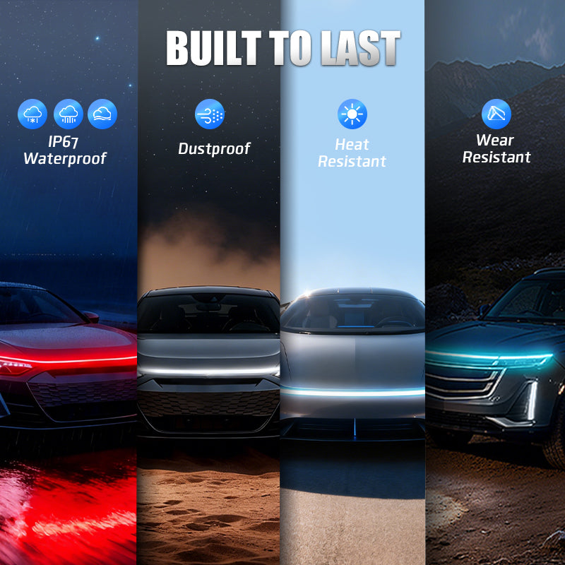 【Dynamic Scan HoodBeam Kit】- Light up your hood with hypnotic smooth scanning effects