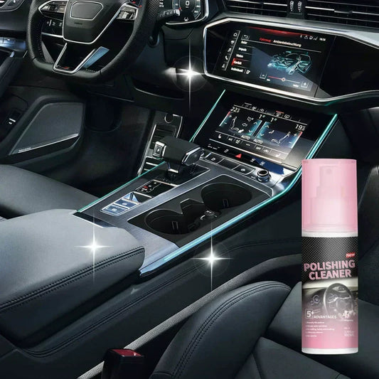 Car Interior Polish Cleaner – Deep Cleaning, Restores Shine & Non-Toxic Formula