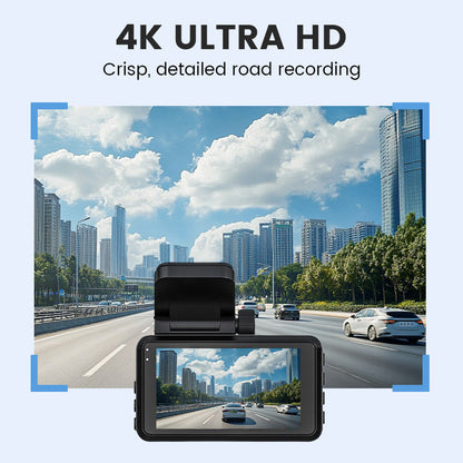 ⏳ ⏰4K Ultra HD Car Dashcam with Night Vision