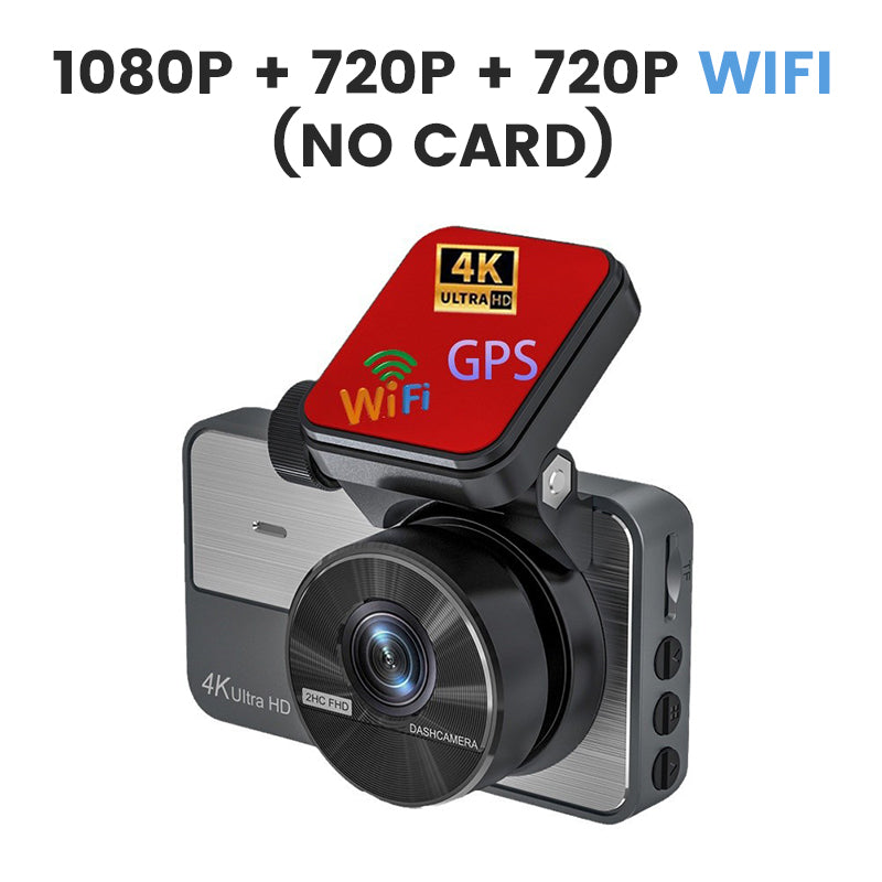 ⏳ ⏰4K Ultra HD Car Dashcam with Night Vision