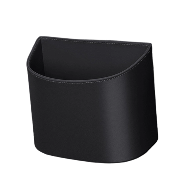 Leather Car Door Cup Holder – Wide‑mouth opening, easy reach for drinks & phone. Clip‑on secure fit. PU leather, tough & stylish
