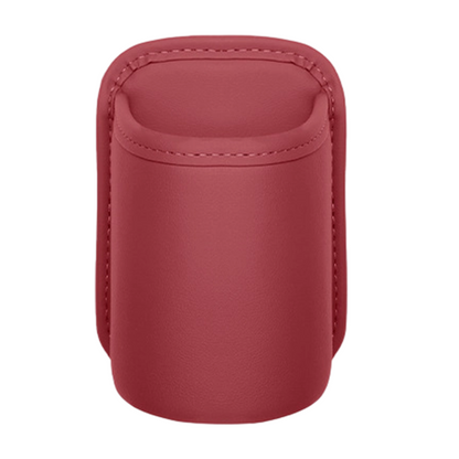 Leather Car Door Cup Holder – Wide‑mouth opening, easy reach for drinks & phone. Clip‑on secure fit. PU leather, tough & stylish