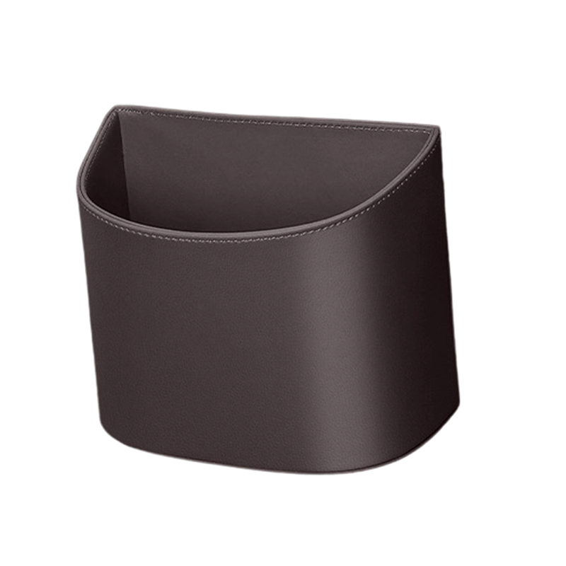 Leather Car Door Cup Holder – Wide‑mouth opening, easy reach for drinks & phone. Clip‑on secure fit. PU leather, tough & stylish