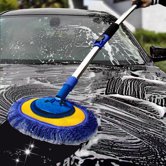 Durable Aluminum Long Handle Telescopic Car Wash Mop
