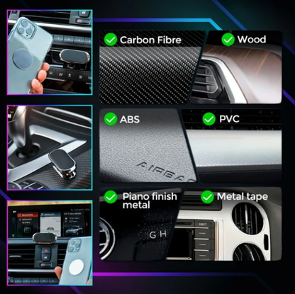 ⏰Ultra-strong magnetic flexible car phone holder