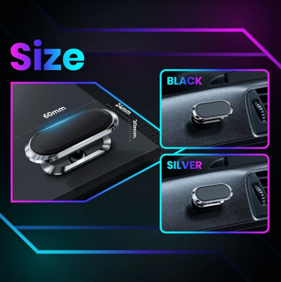 ⏰Ultra-strong magnetic flexible car phone holder