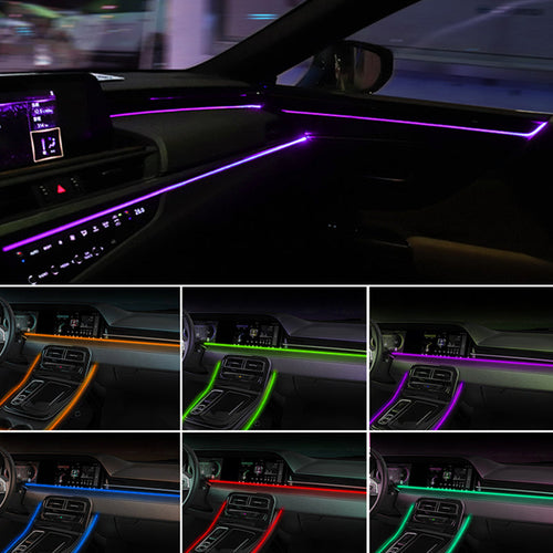 Car Interior Neon Strip Light – Music Sync, App Control & USB Powered – Eliminate Driving Fatigue