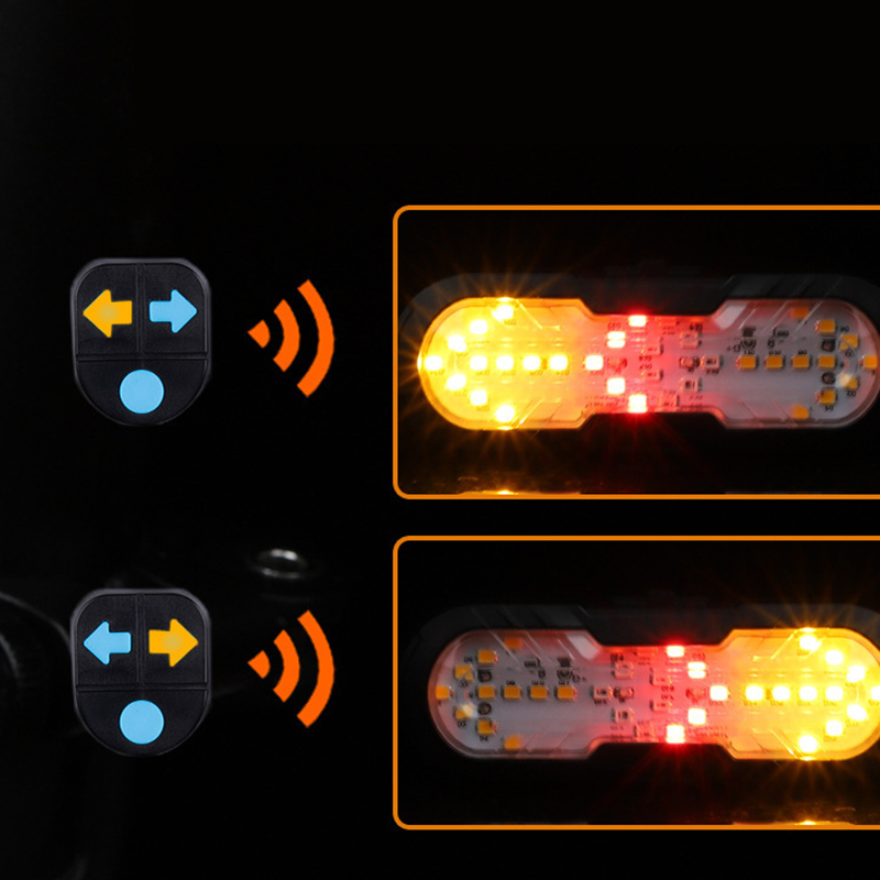 Smart Bike Safety Light with Wireless Remote – Multi‑Mode, USB‑Rechargeable, Safe