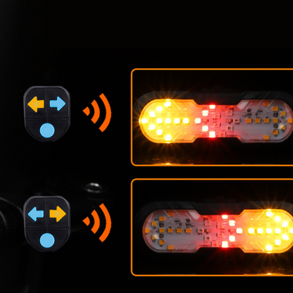 Smart Bike Safety Light with Wireless Remote – Multi‑Mode, USB‑Rechargeable, Safe