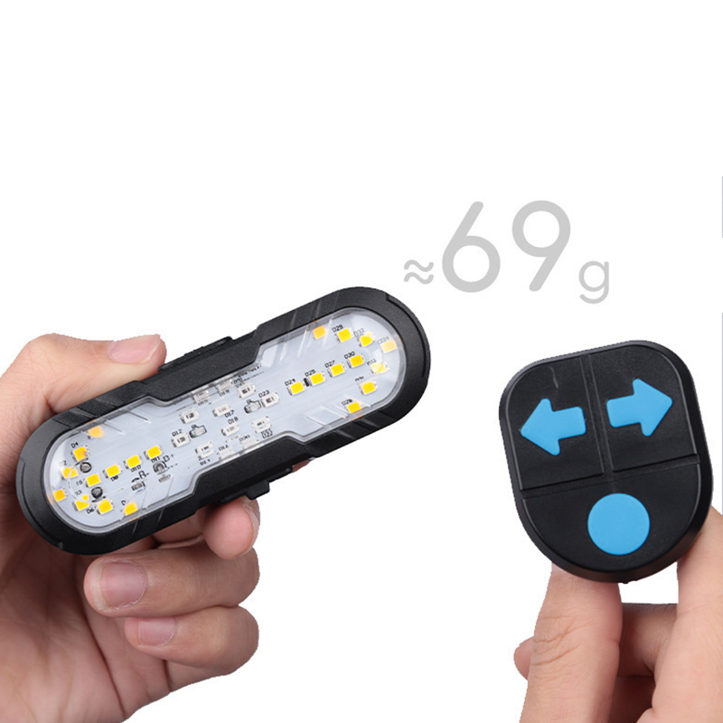 Smart Bike Safety Light with Wireless Remote – Multi‑Mode, USB‑Rechargeable, Safe