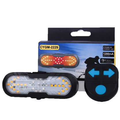 Smart Bike Safety Light with Wireless Remote – Multi‑Mode, USB‑Rechargeable, Safe