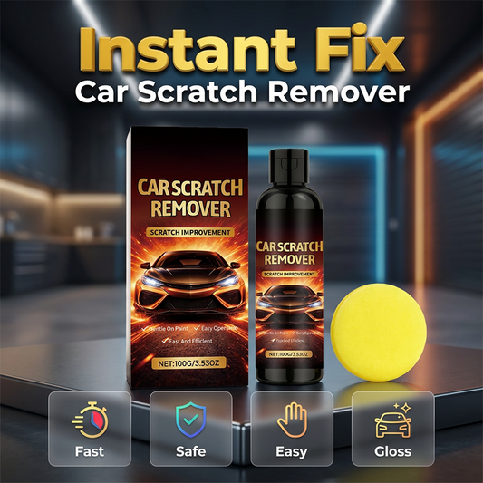 Car Scratch Remover – Repair for Surface Scratches & Swirls, One-Step Polishing Formula – Includes Applicator Sponge – DIY Detail Kit