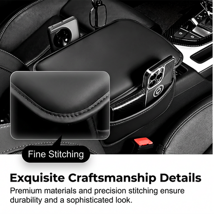 Car Center Console Armrest Cover with Storage Pockets