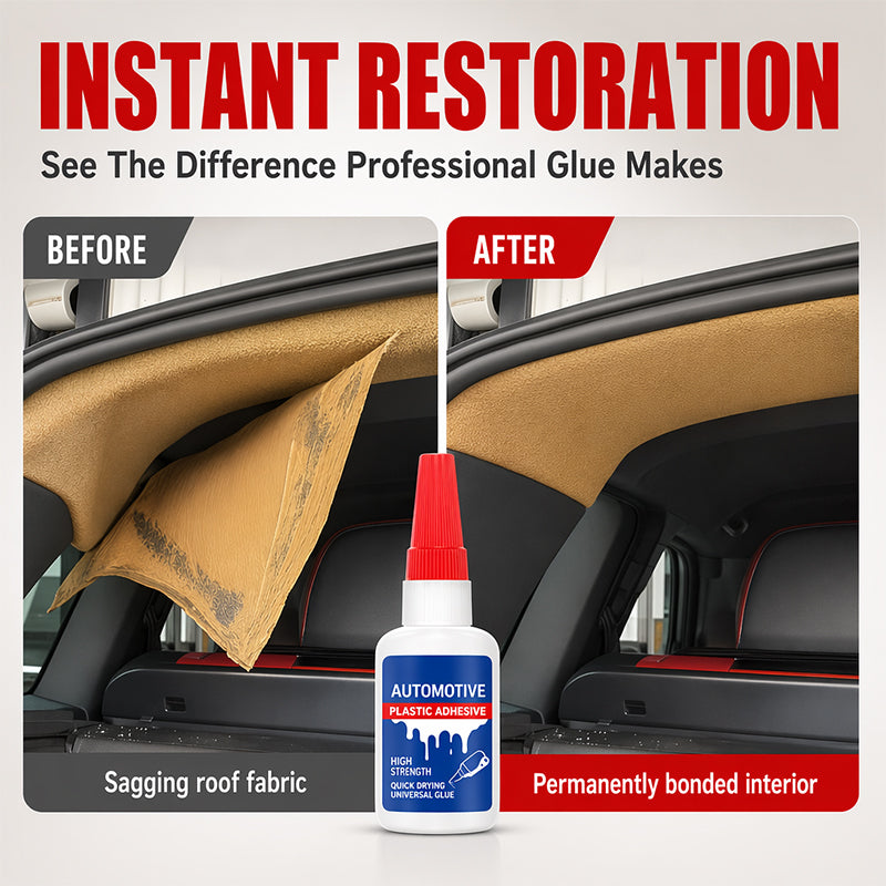Car Interior Adhesive – Fix Sagging Headliners & Peeling Leather Fast