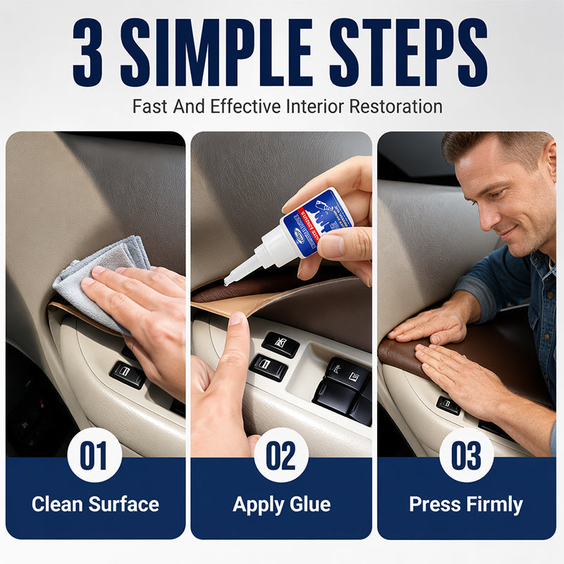 Car Interior Adhesive – Fix Sagging Headliners & Peeling Leather Fast