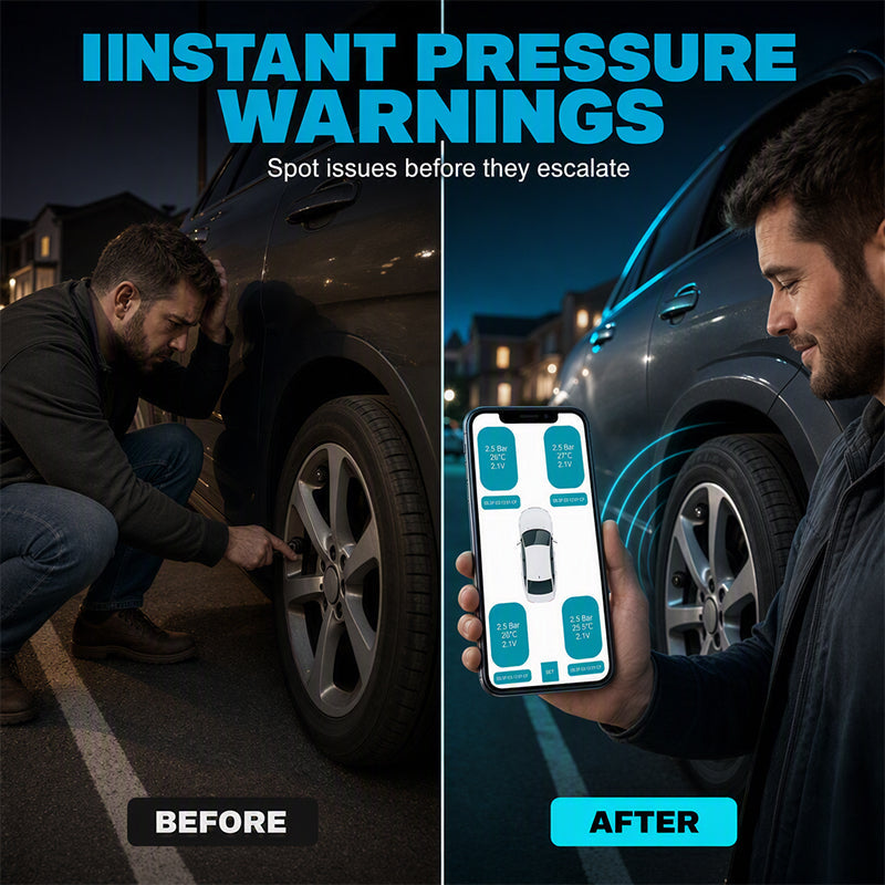 Wireless Tire Pressure Monitor – Real-Time Tire Tracking