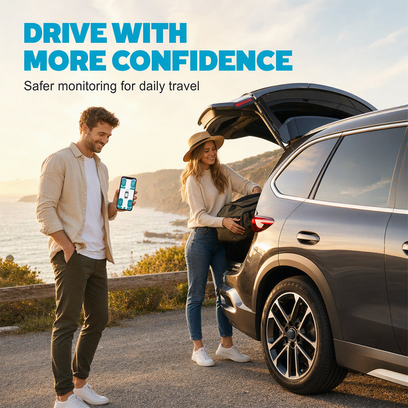 Wireless Tire Pressure Monitor – Real-Time Tire Tracking