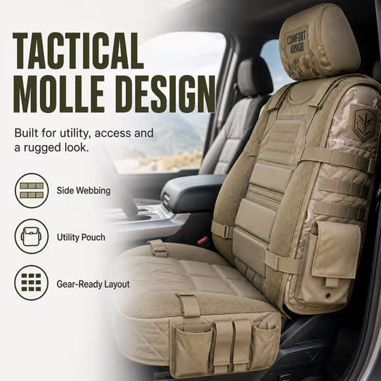 Car Seat Back Protector Organizer – Outdoor Gear Storage Cover for SUV & Truck
