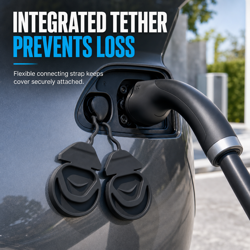 EV Charging Port Cover – Silicone Dustproof Protector for Electric Vehicles