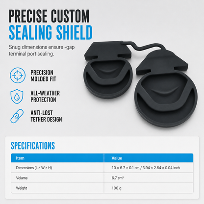 EV Charging Port Cover – Silicone Dustproof Protector for Electric Vehicles