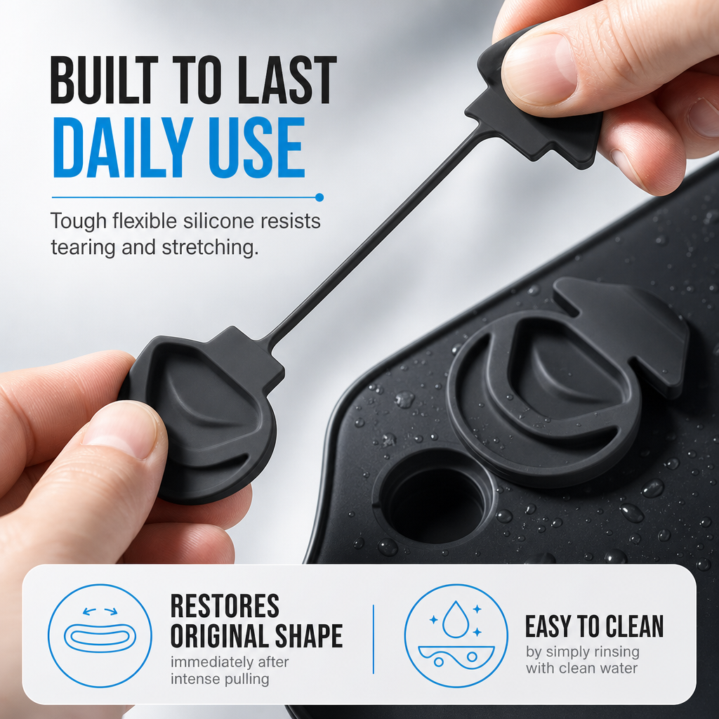 EV Charging Port Cover – Silicone Dustproof Protector for Electric Vehicles